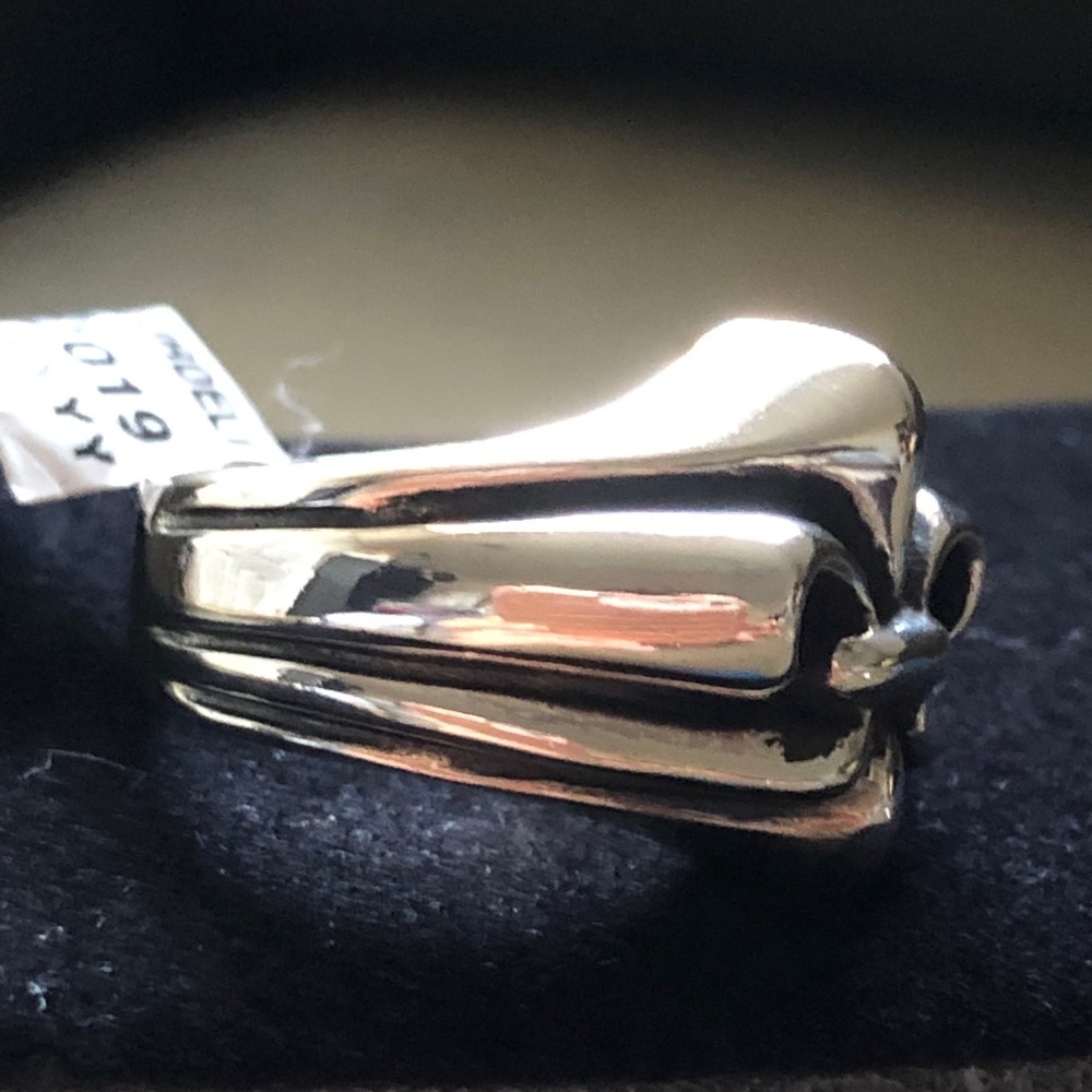KING BABY STUDIO Sterling Silver FLEUR DE LIS Ring - Picture 2 of 7